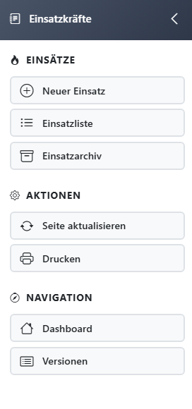 Dienstbuch Sidebar